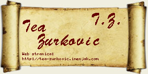 Tea Zurković vizit kartica